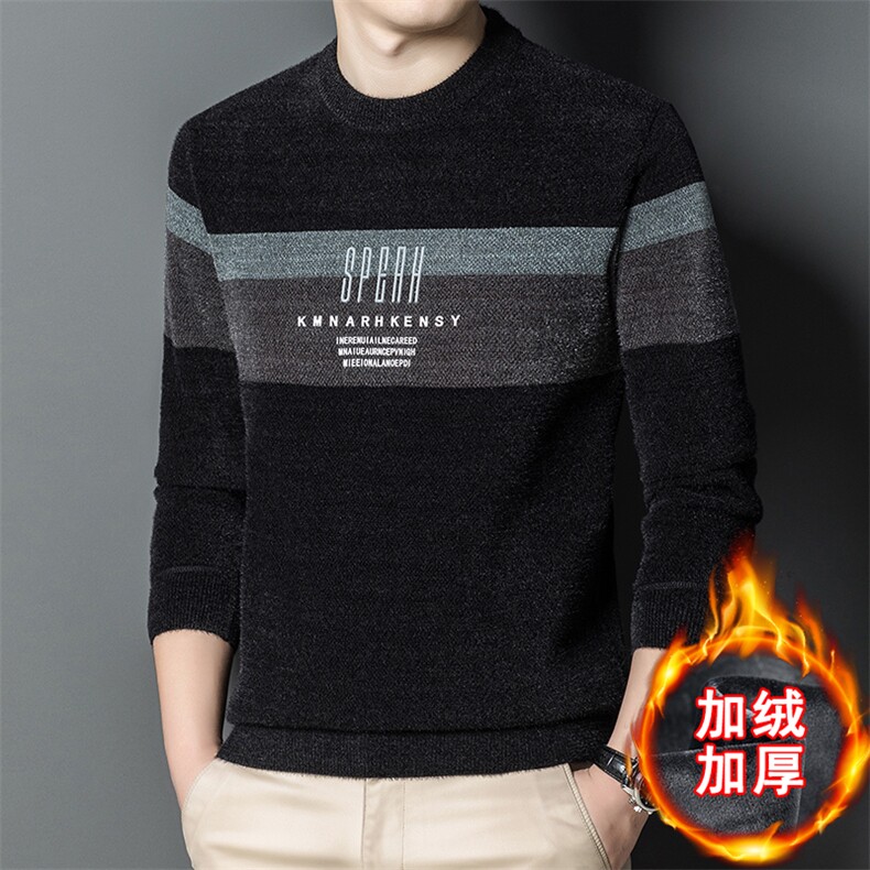 C13301男装针织衫/毛衣加绒加厚主推数据好P67图片
