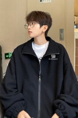 华夫格！开衫男外套男夹克男宽松华夫格上衣男港风HJK188-P55，男装夹克，电商B367