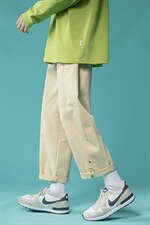 现货1405-1-K003-P35彩扣男女中性休闲裤九分裤，男装休闲裤，星座715-1