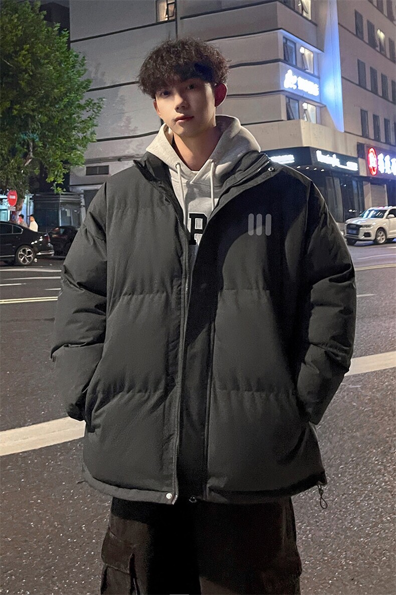 外景冬季加厚面包服男潮流保暖棉衣宽松立领外套MF00378/P90,男装棉衣,电商B316
