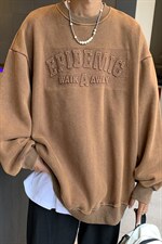 2025秋装新款钢印水洗做旧美式情侣卫衣大码外套G1023P65男，女装短外套，电商A339