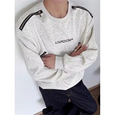 圆领纯色卫衣男秋冬设计感小众潮牌长袖拉链上衣WY99，男装卫衣，星座1116A（原606A-3）