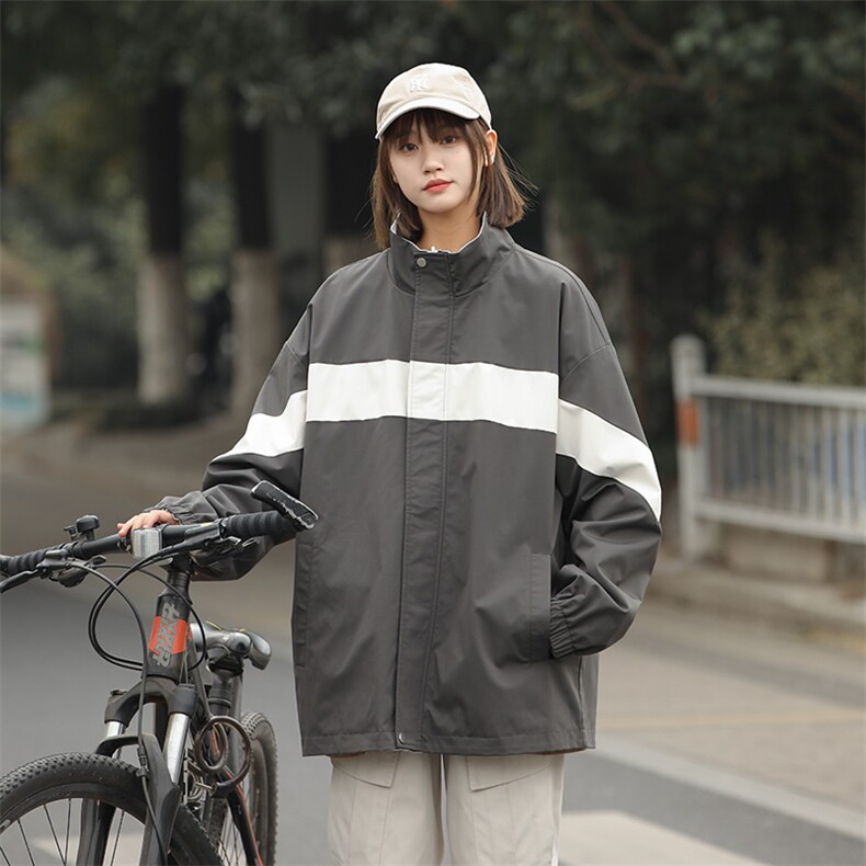 新款现货户外双面穿立领夹克男 冲锋衣外套JK901 -P75图片