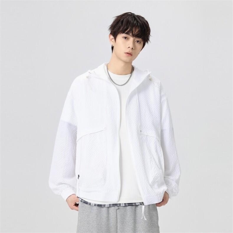 防晒衣男士夏季2025新款薄款冰丝透气防晒服JK2192-P55,男装防晒衣,星座210-1