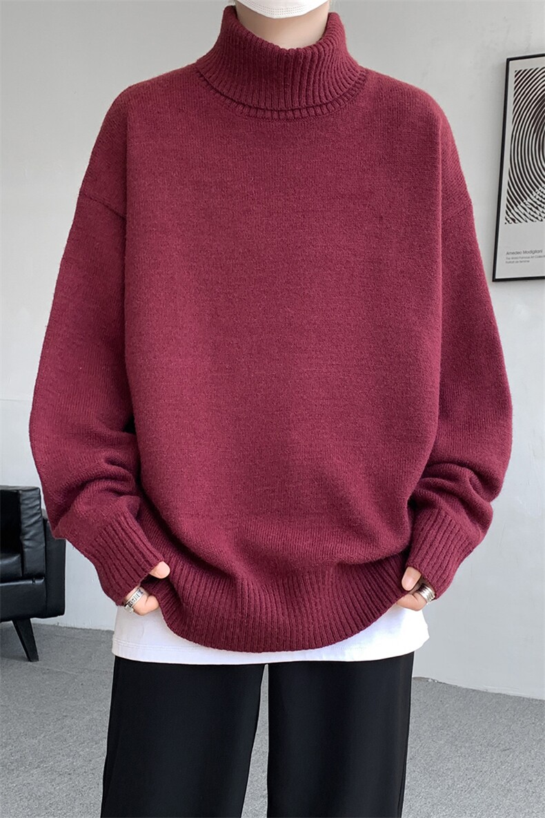 8XL-M神款搭配！！！特大码高领毛衣男打底衫百搭内搭MY1214P45,男装针织衫/毛衣,电商D206-1