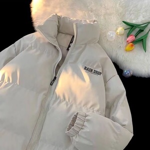 1506A/GM2880/P63印花棉服款冬季加厚潮牌棉衣新款宽松青少年图片