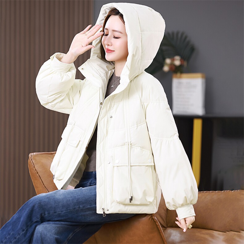 2025年冬季新款时尚简约显瘦棉服现货,女装棉衣/棉服,婷思杰（原婷想服饰）