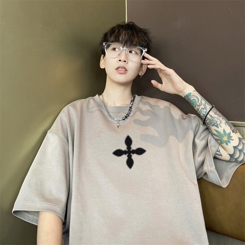 230g重磅纯棉!夏季短袖t恤男半袖男NT200-特P19控38,男装T恤,电商B367