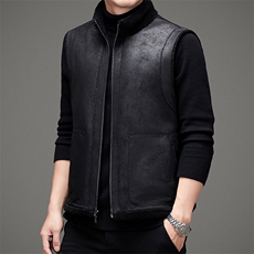BAMJ-19002钱塘2020-2秋冬季厚款夹克中年男士马甲夹克P140，男装夹克，钱塘207-2
