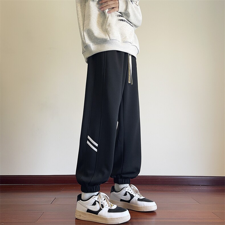 运动裤男士卫裤宽松休闲裤子百搭直筒长裤227-2*K28*P45控68,男装休闲裤,星座227-2