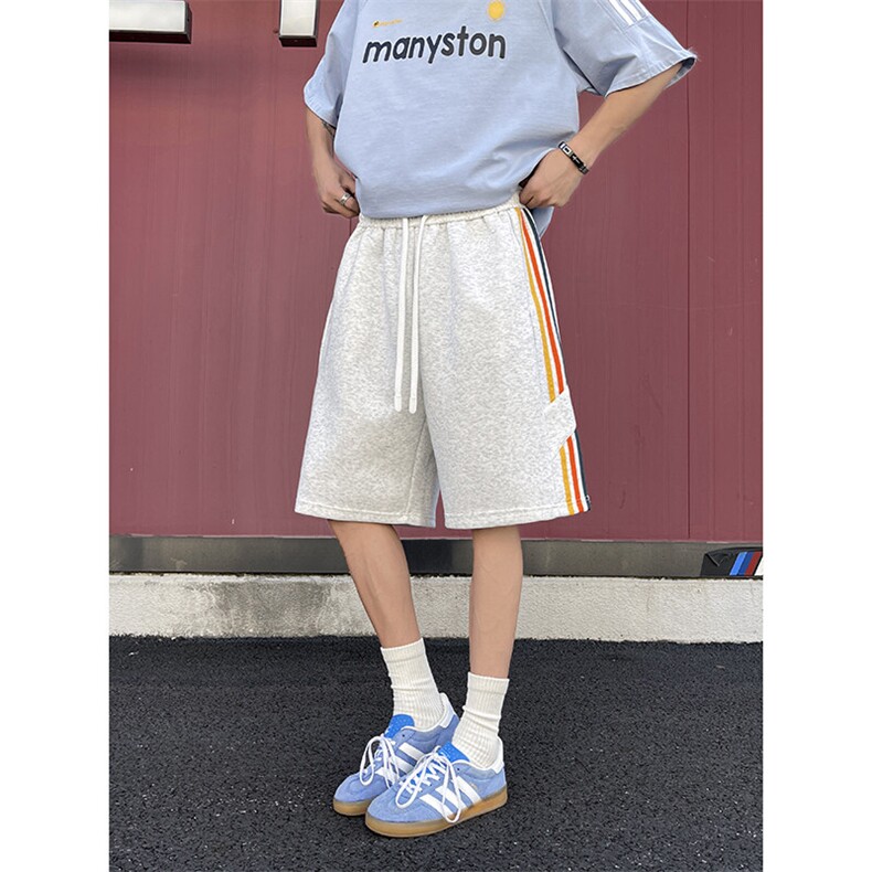 美式高街短裤男夏季潮流宽松百搭五分裤9033-P32,男装牛仔裤,电商B380（原B361）