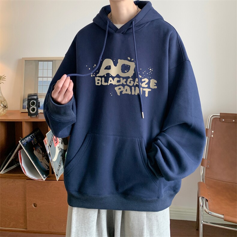 ！连帽圆领卫衣男装港风帽衫男LM145-P35,男装卫衣,电商B367