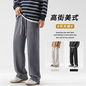 春秋长裤阔腿裤潮牌时尚直筒休闲长裤秋季运动裤 K935-特批32图片