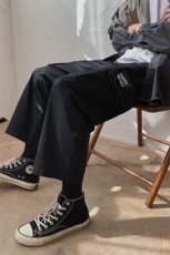 2021春季休闲裤运动直筒阔腿九分裤韩版宽松潮流工装裤DT，男装休闲裤，电商A102