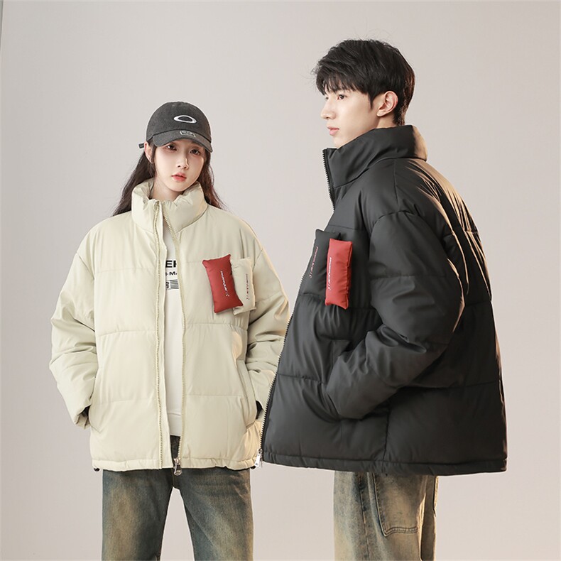 1506-1/M8603/P85美式复古PU皮棉服冬季情侣款宽松韩系棉衣外套1,男装棉衣,星座1506-1