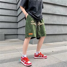 男夏季潮流时尚休闲短裤美式五分裤K2211P24，男装休闲裤，星座1116-2