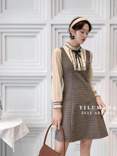 现货春装新款连衣裙款式丰富你想要的我们都有欢迎采购，女装连衣裙，一露玛娜