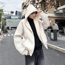 xz514-817-P115新款上架【座山雕】加绒连帽加厚棉服黑色，男装棉衣，星座514