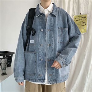 痞帅春秋牛仔外套男潮流百搭褂子韩版上衣服潮牌男夹克JK933-P60,男装夹克,星座1008-1
