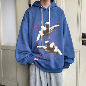 连帽卫衣男大码胖子帽衫大号运动服WY2452-P35图片