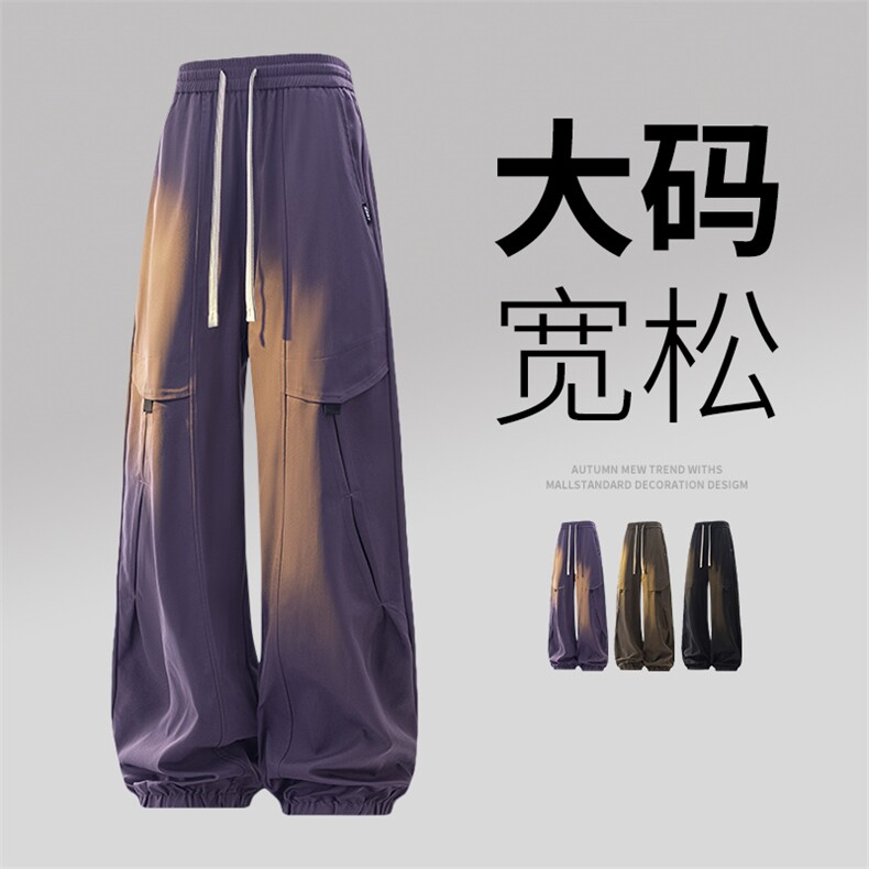 9508-P42大码 控79 秋季大码休闲裤子图片