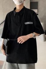 港风何电商A088-DP1006-TP35955氨纶夏款宽松短袖T恤控59，男装T恤，电商A088