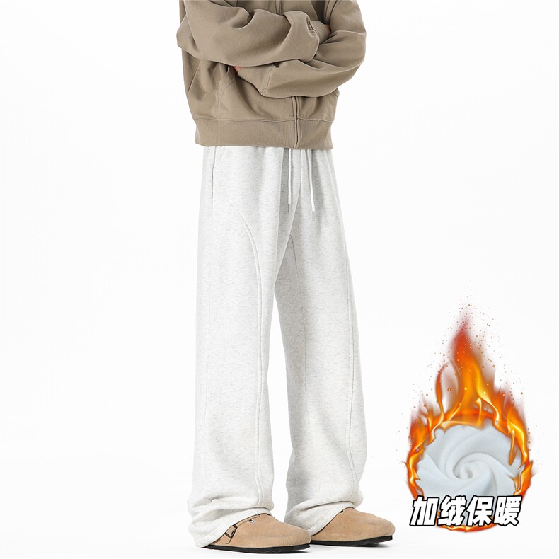 YK155 特P40 加绒P50 控78 无影墙 加绒加厚美式百搭弯刀裤运动裤图片