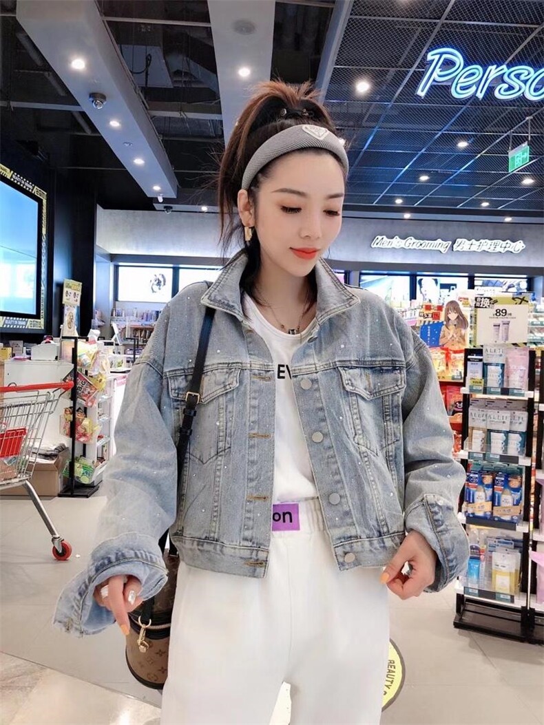 韩版牛仔外套，女装，一杭