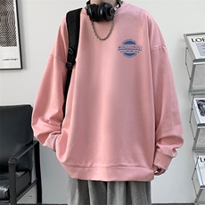 麂皮绒卫衣男大码重磅长袖t恤男JW81395-P35，男装卫衣，电商A040