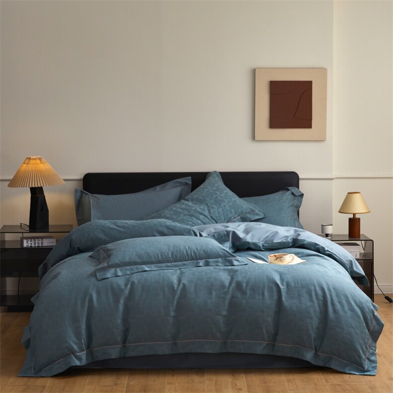 新款A类全棉提花四件套-朝花夕拾（带礼盒），床品套件，一起卖家纺