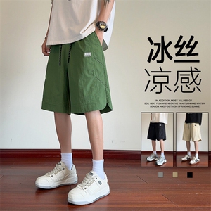 ！2026夏季新款男士百搭速干短裤冰丝五分裤中裤DK310特P28图片