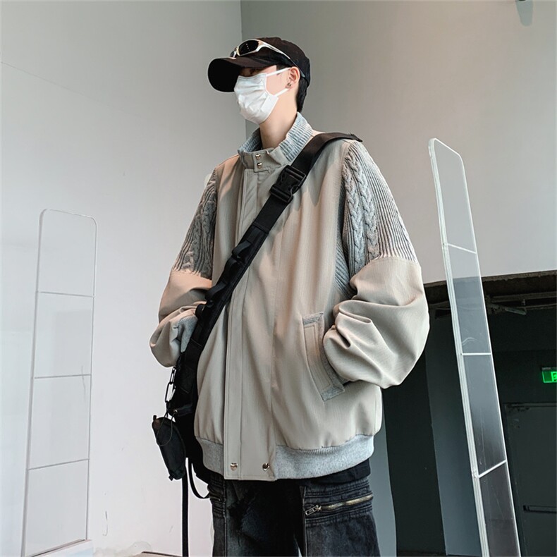 Wt59-P60美式复古宽松型立领潮牌夹克,男装夹克,星座1501-1