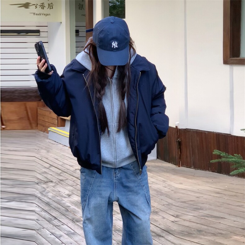 A590-P95美式高街复古飞行员夹克秋冬季夹棉棒球服外套棉衣,男装夹克,星座911