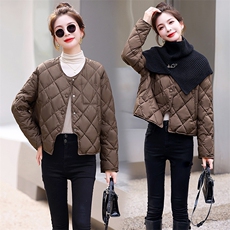 时尚潮流轻薄短款羽绒服女2023年冬季新款小个子外套90白鸭绒，女装羽绒服，润尚靓点
