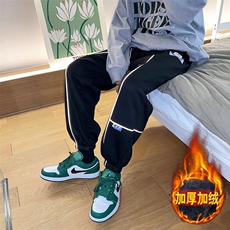 男青春流行直筒运动裤潮休闲裤加绒九分裤X776P36，男装休闲裤，星座1116-2