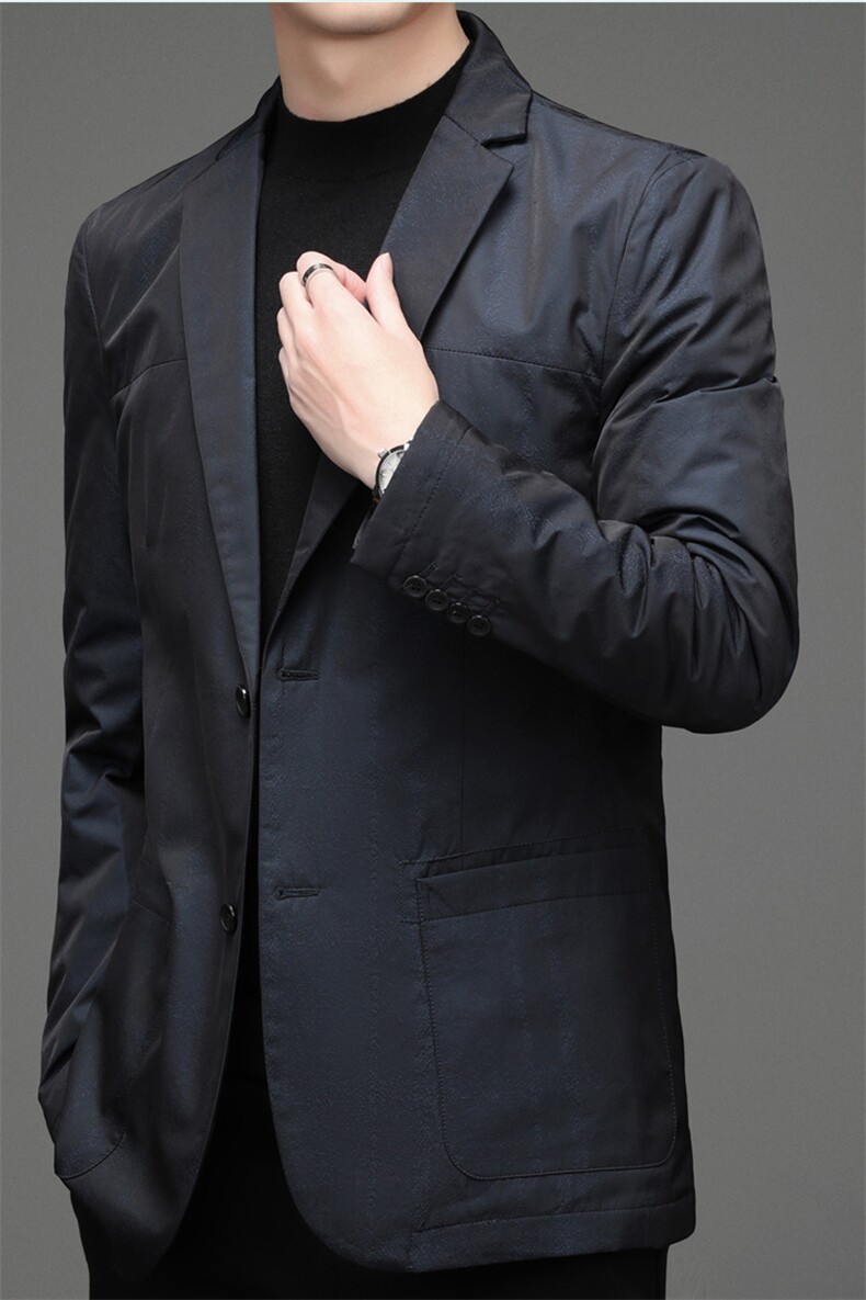 秋冬季爸爸西装外套男中年商务休闲西服外套上衣MNSA6629963-P245,男装西服,电商B212（原钱塘6029）