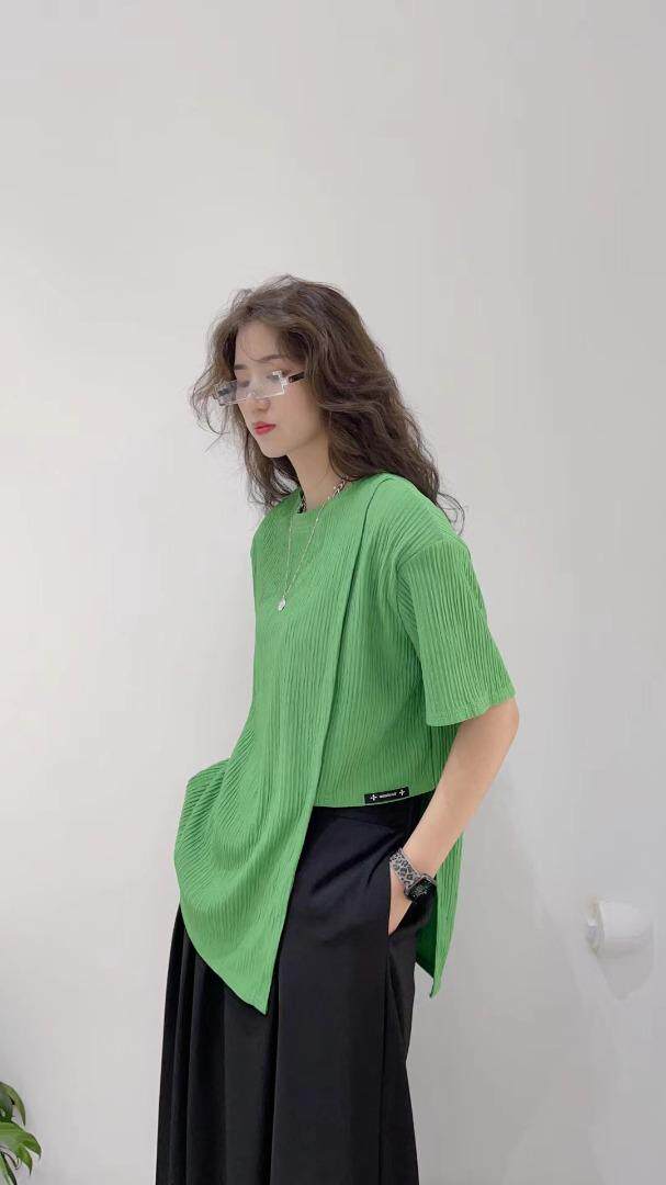 汪尚春·shangchun?w 侧长短设计洋气上衣 特色斜门，其它，SHANGCHUN·W 汪尚春