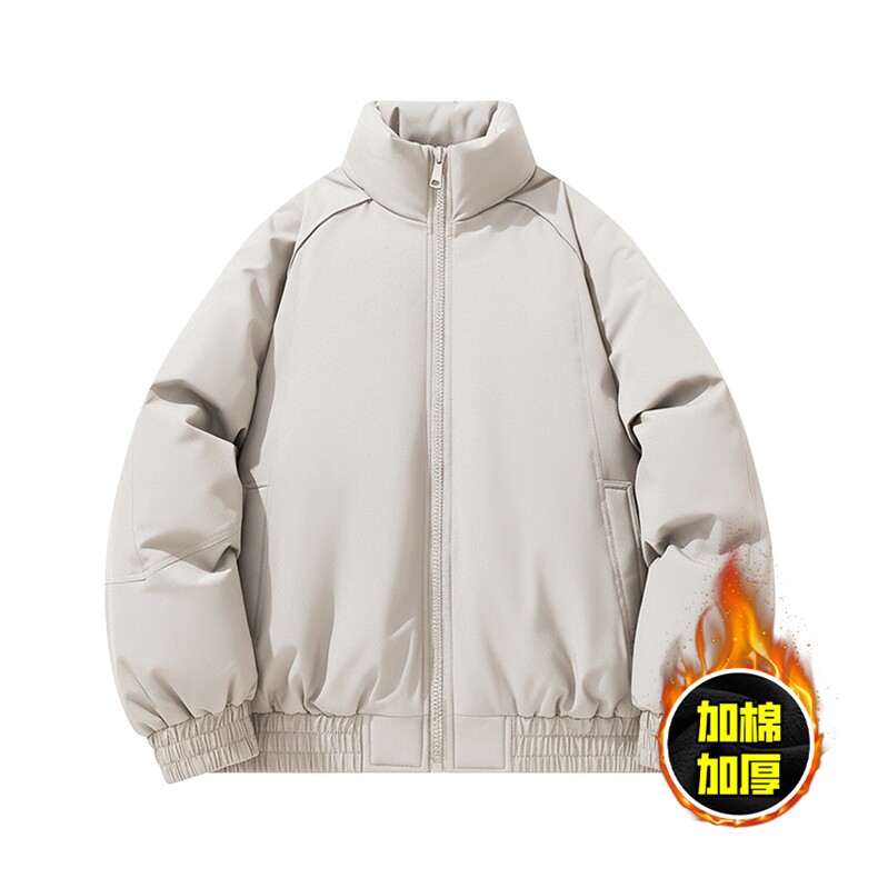 现货美式高街休闲棉衣夹克三防立领纯色户外工装加厚棉服外套，男装夹克，电商A486