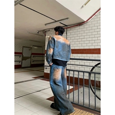 【有货】美式复古垫肩牛仔外套男cleanfit短款夹克2181CC-特P65，男装夹克，星座1007（原301D）