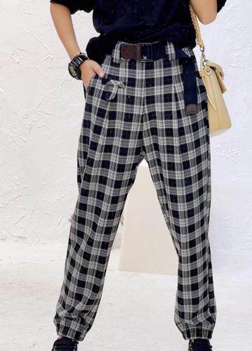 秋款格子裤，其它，玫瑰共和国