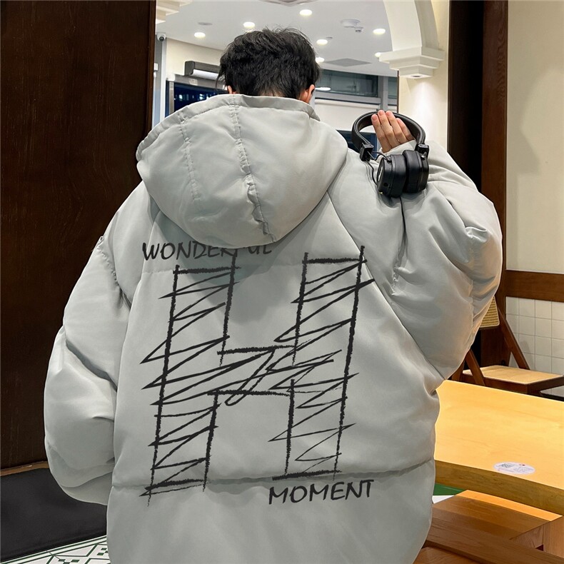 棉袄厚外套港风日系棉衣纯色棉服大码面包服1016-1M05P90K118,男装棉衣,星座1016-1（原电商B408-1）