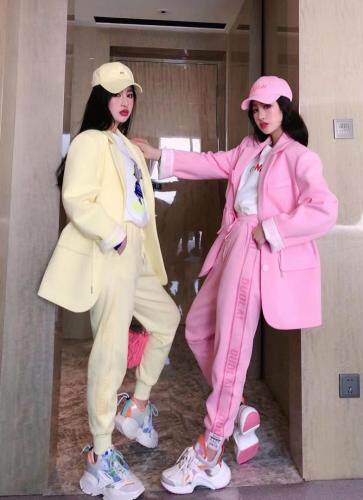 【现货】春季新款抽绳帅气西装，女装西装，多来