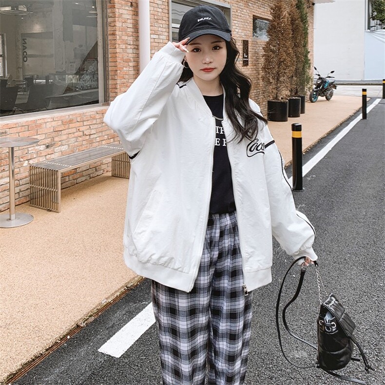 2022年主推现货新款原宿风棒球服女款号808-P125K178,女装短外套,浙宝305