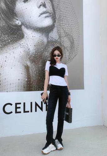 欧货两件套砖链条上装～SM码，女装，LOVELS