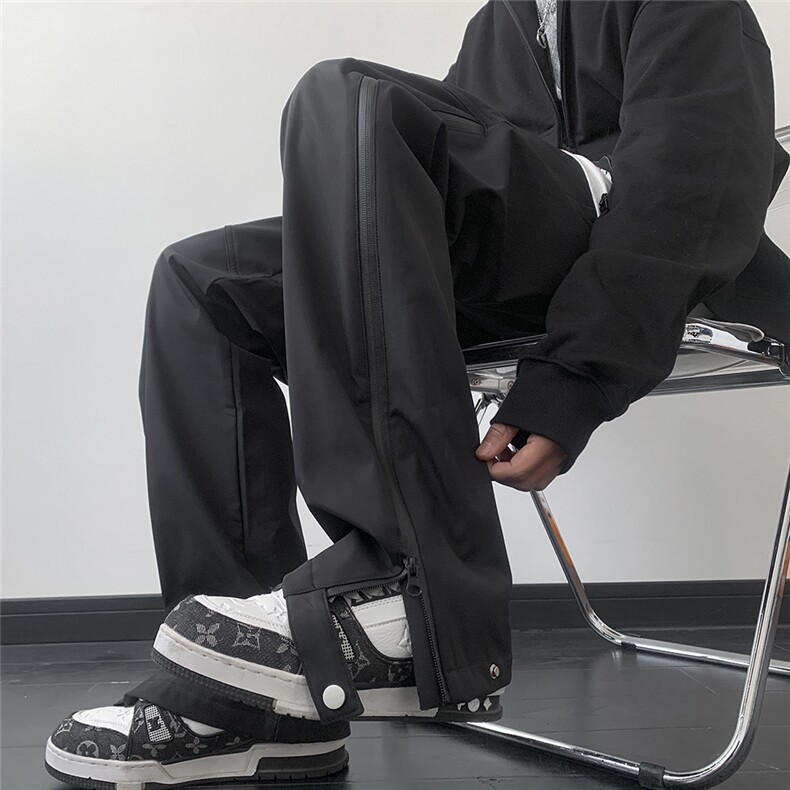 加绒2025秋冬高街防水冲锋裤cleanfit休闲裤K105-特P35加绒40图片