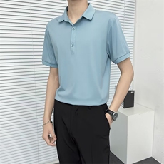 polo衫男短袖T恤翻领夏季男款半袖衣服男士有领韩版立领体恤PL07，男装T恤，星座1116A-2（原606A-1）