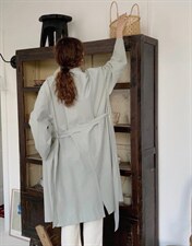 韩系收腰款风衣，春天该穿的风衣，女装风衣，SPARKS OF FIRE