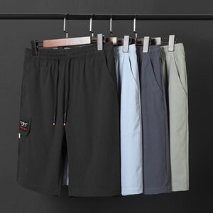 M-8XL男大码冰丝弹力5分裤短裤5032-1_6811(M-5XLP27 6XL-8XLP30)图片