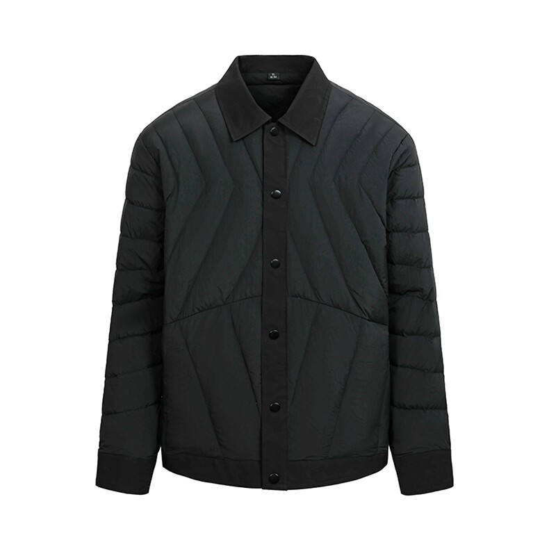 冬季开衫衬衫领轻薄保暖羽绒服90白鸭绒XZ309Y95735P128,男装羽绒服,星座309（原A406）