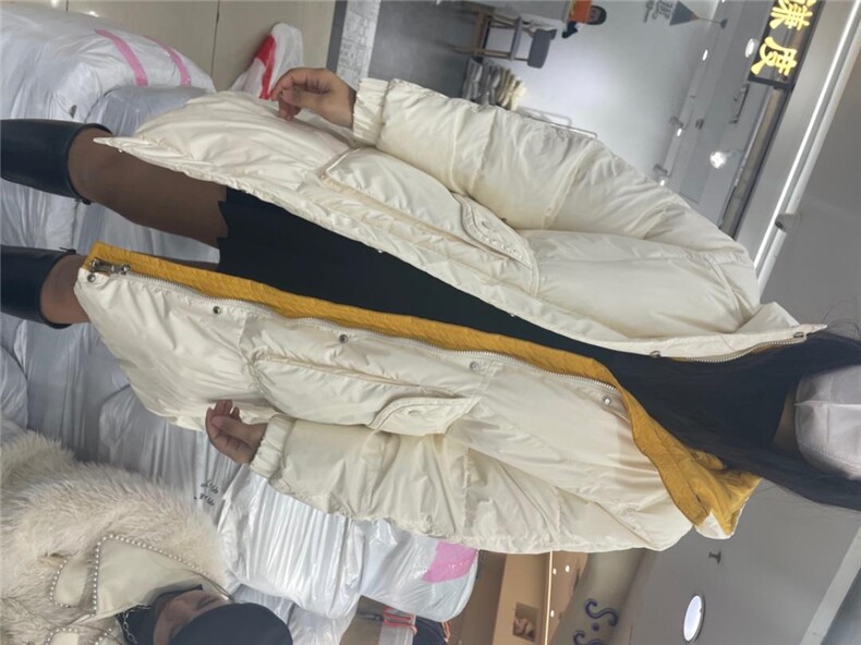 羽绒服，女装羽绒服，影子